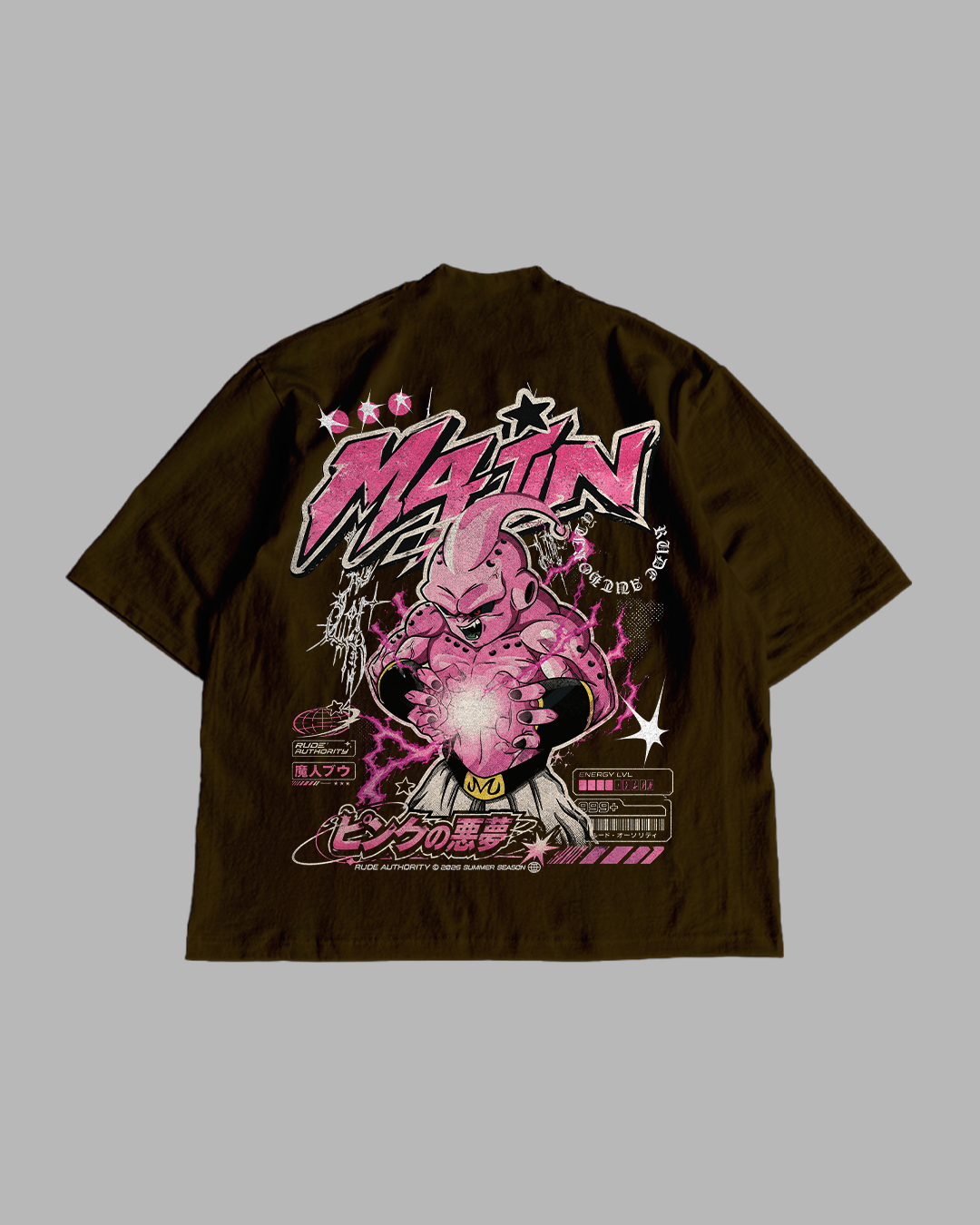 PINK STATE 'PREMIUM' OVERSIZED TEE