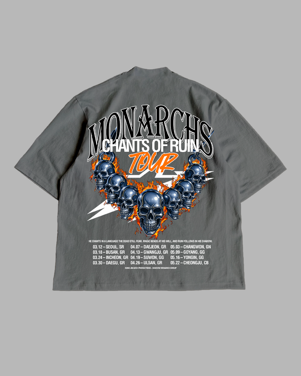 MONARCH TOUR PREMIUM OVERSIZED TEE