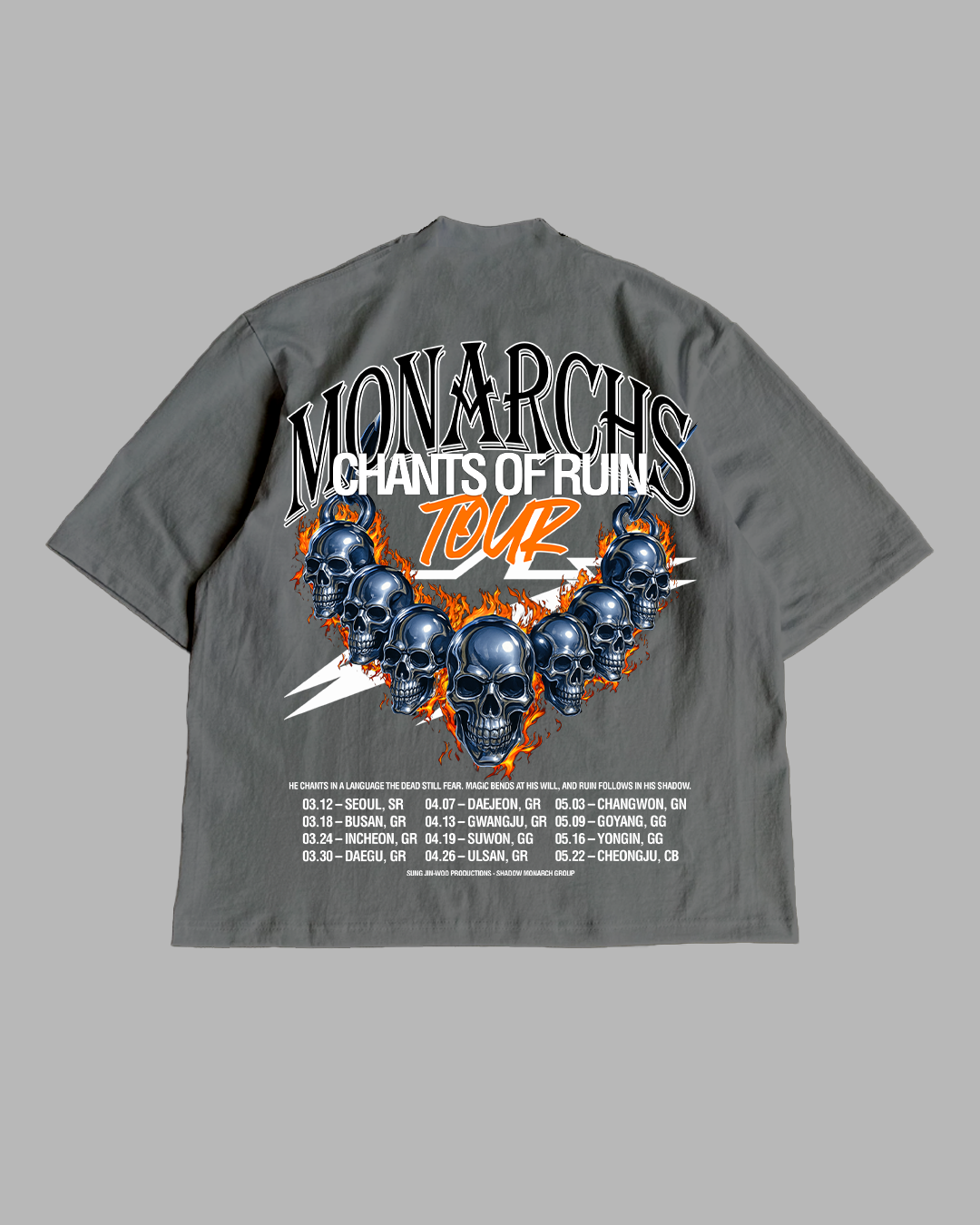 MONARCH TOUR PREMIUM OVERSIZED TEE
