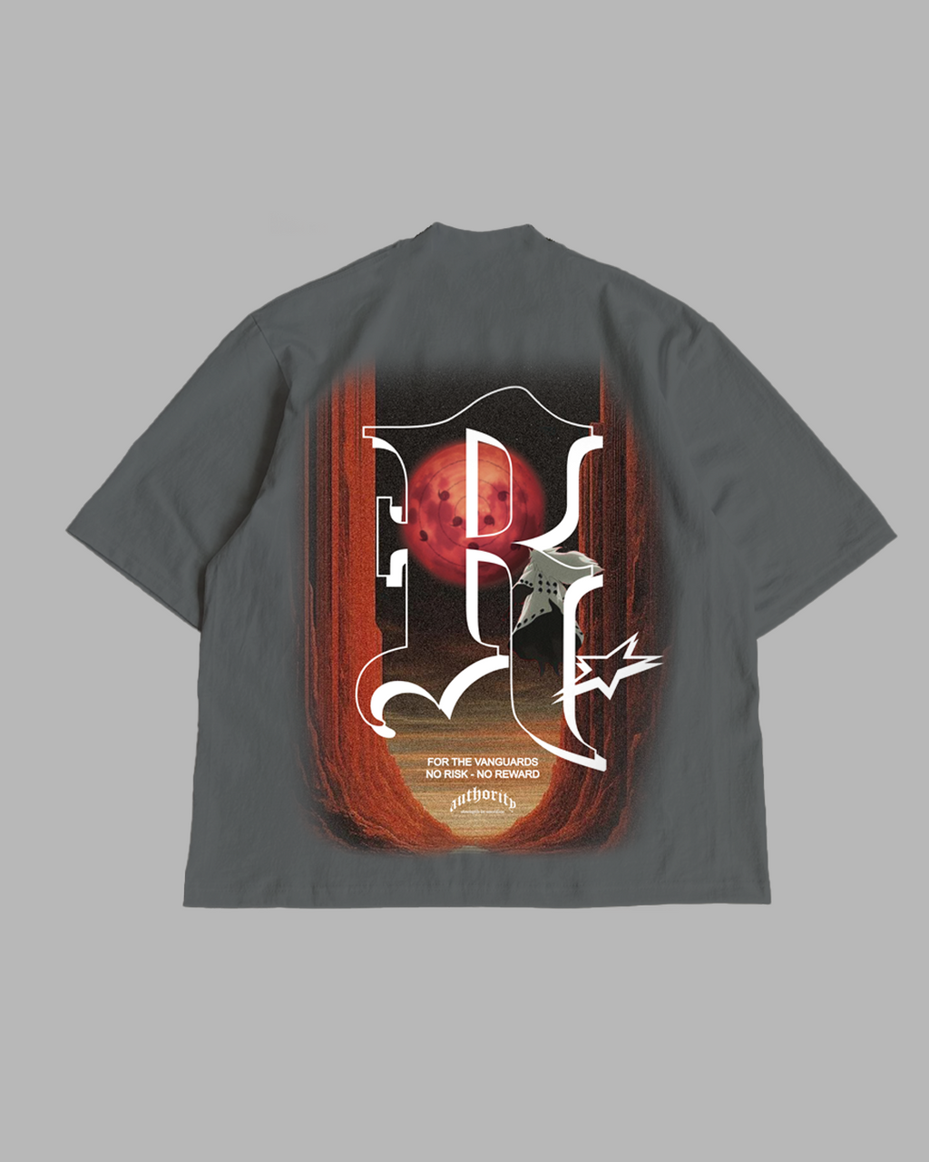 VALLEY OF THE UCHIHA GARMENT DYED OVERSIZED TEE