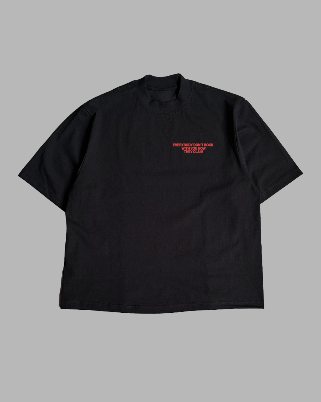 MOVE IN SILENCE 'PREMIUM' OVERSIZED BOX TEE