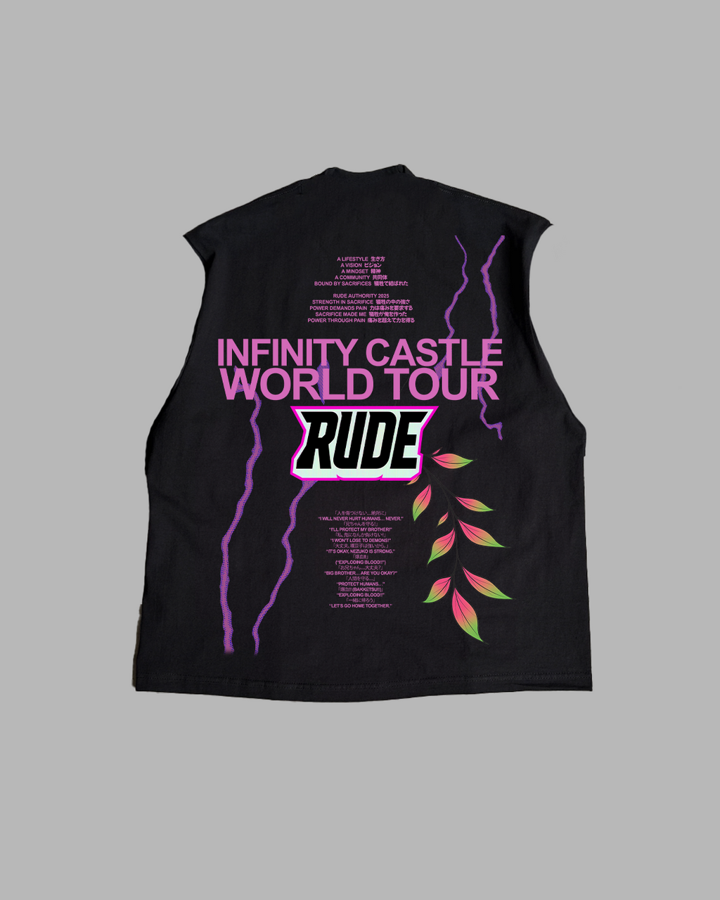 FALLEN FLOWER 'LEGACY' OVERSIZED TEE