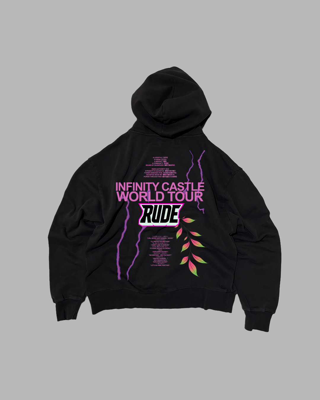 FALLEN FLOWER PERFORMANCE HOODIE