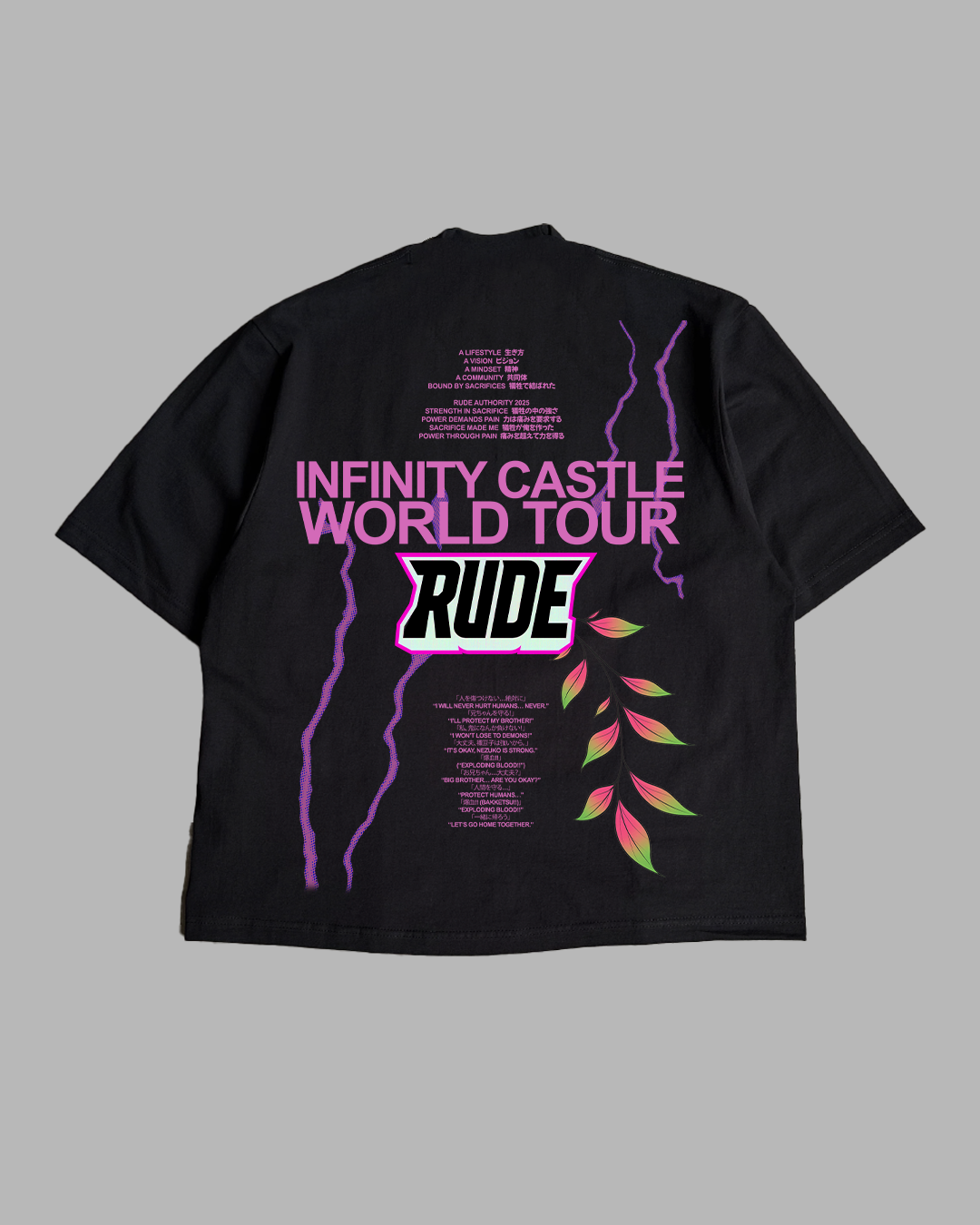 FALLEN FLOWER 'LEGACY' OVERSIZED TEE