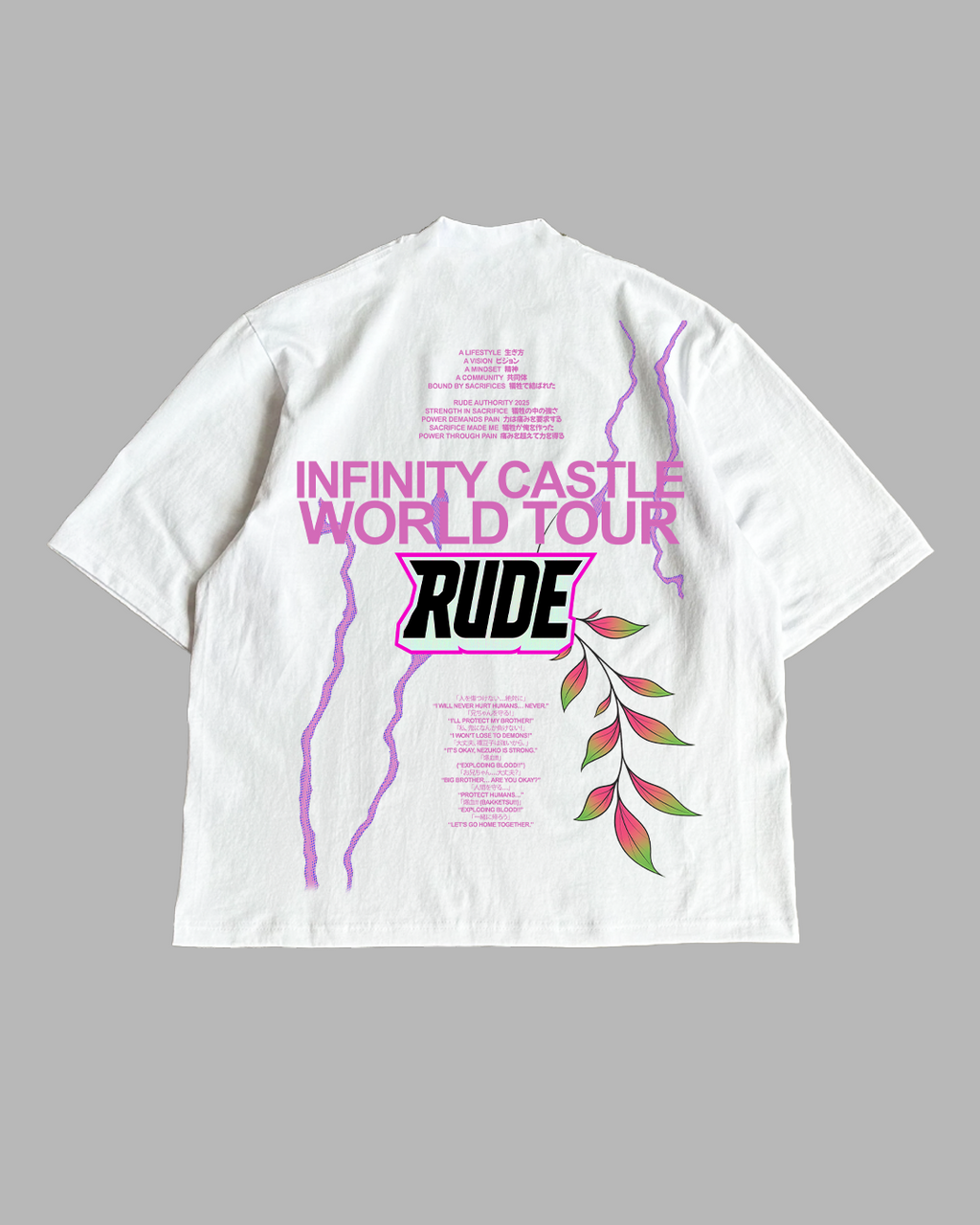 FALLEN FLOWER 'LEGACY' OVERSIZED TEE