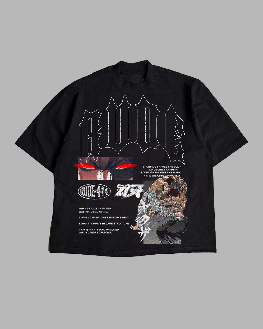 PRESSURE BUILDS FORM 'PREMIUM' OVERSIZED TEE