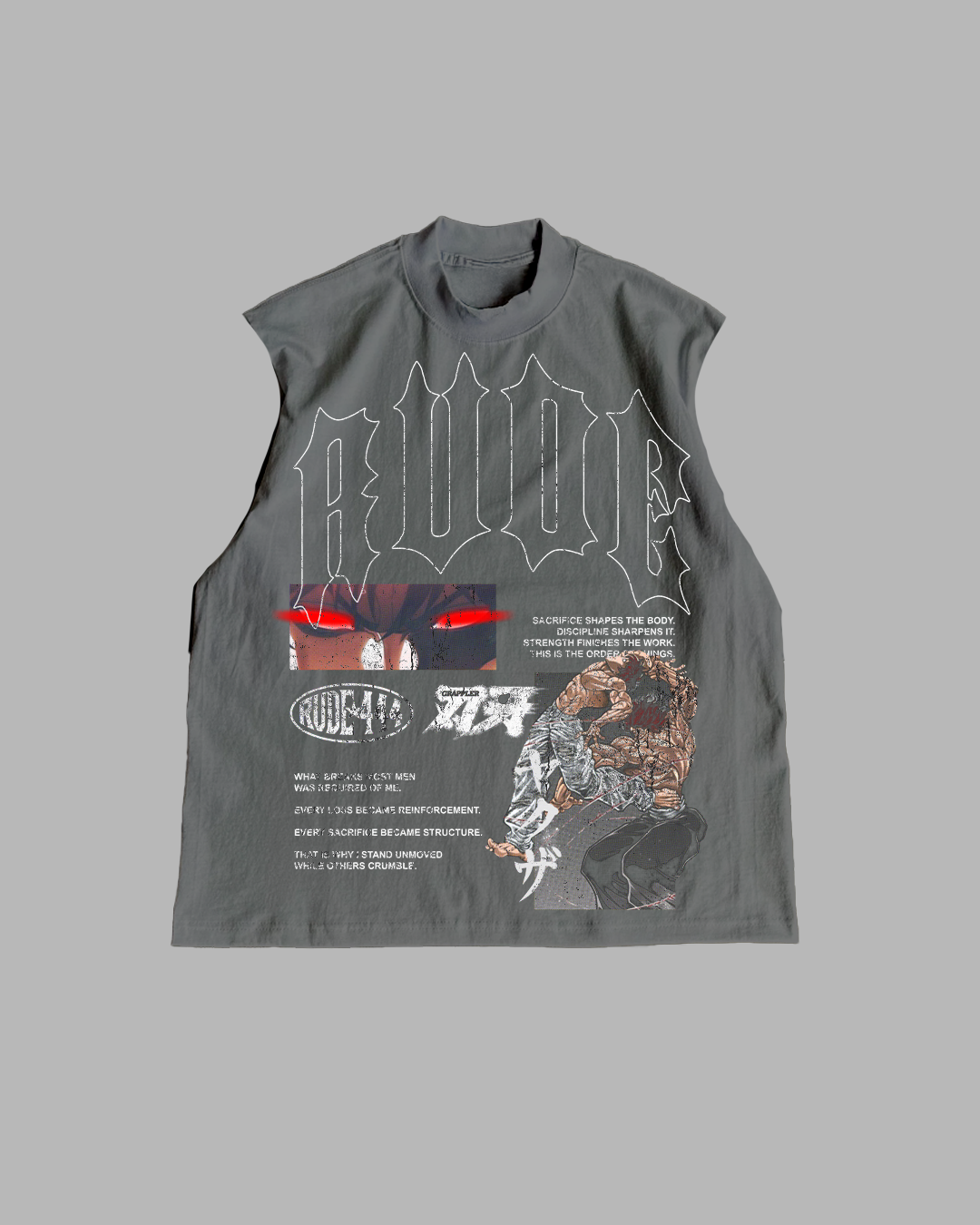 PRESSURE BUILDS FORM 'PREMIUM' OVERSIZED TEE