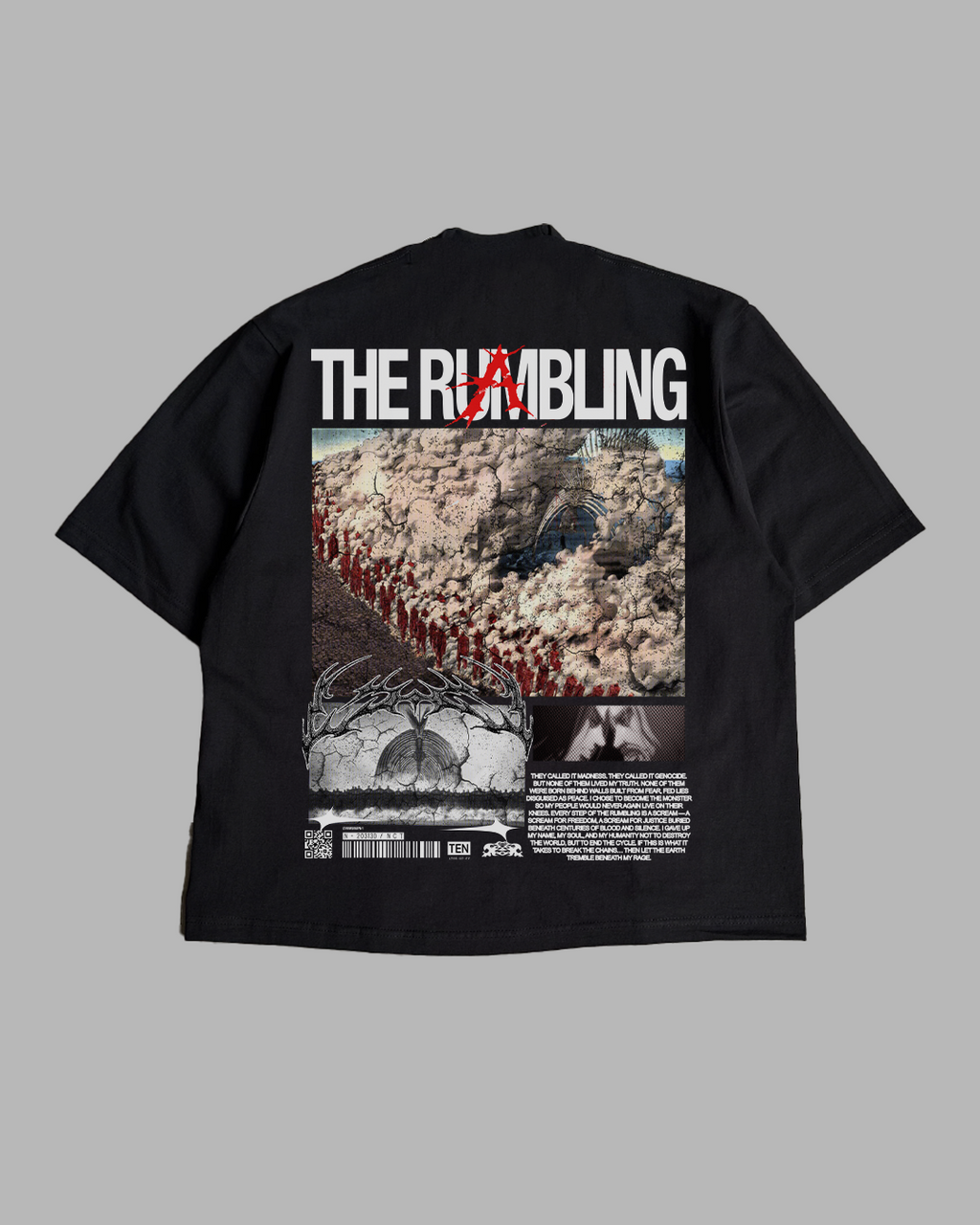 RUMBLING PREMIUM OVERSIZED TEE