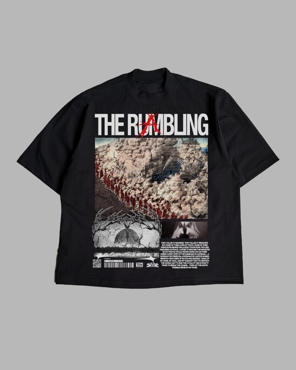RUMBLING PREMIUM OVERSIZED TEE