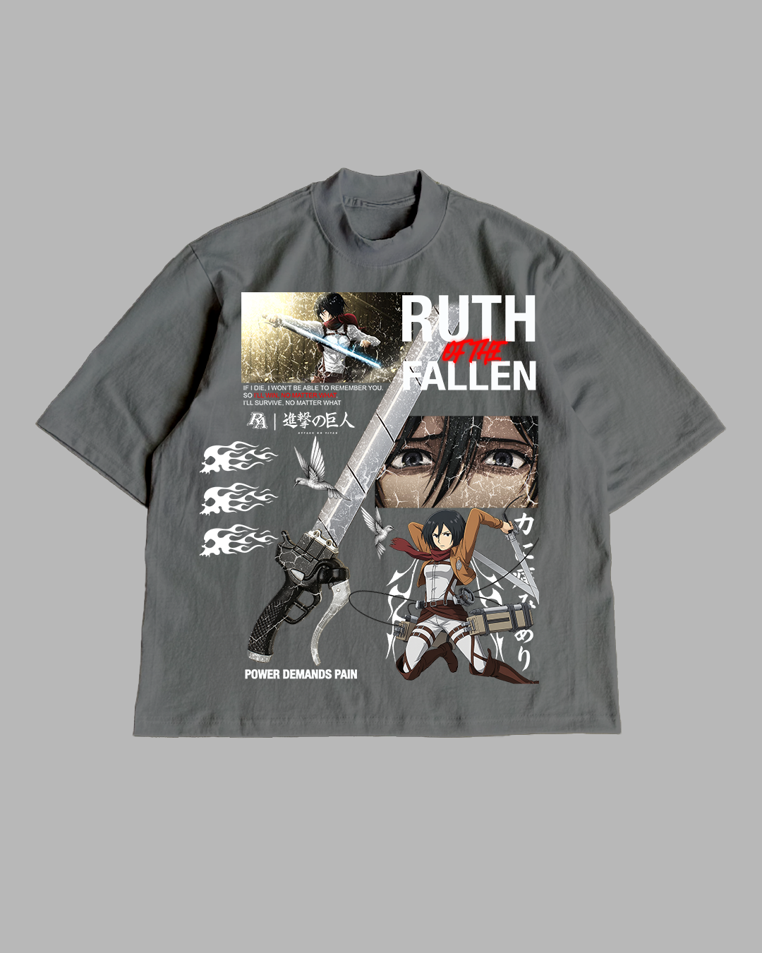 RUTH OF THE FALLEN PREMIUM OVERSIZED TEE