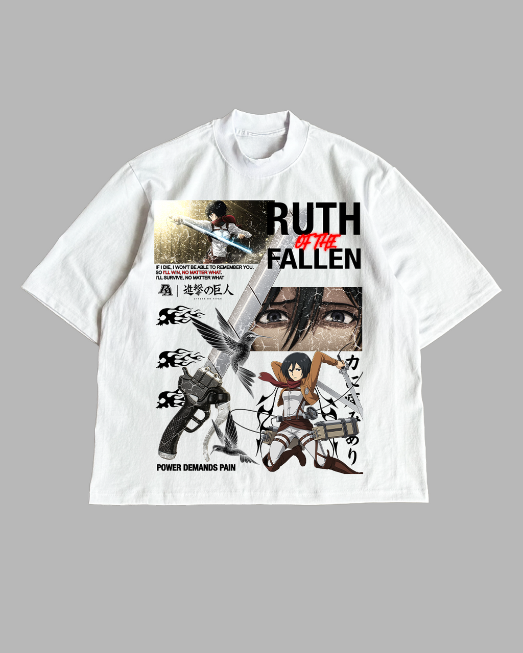 RUTH OF THE FALLEN PREMIUM OVERSIZED TEE