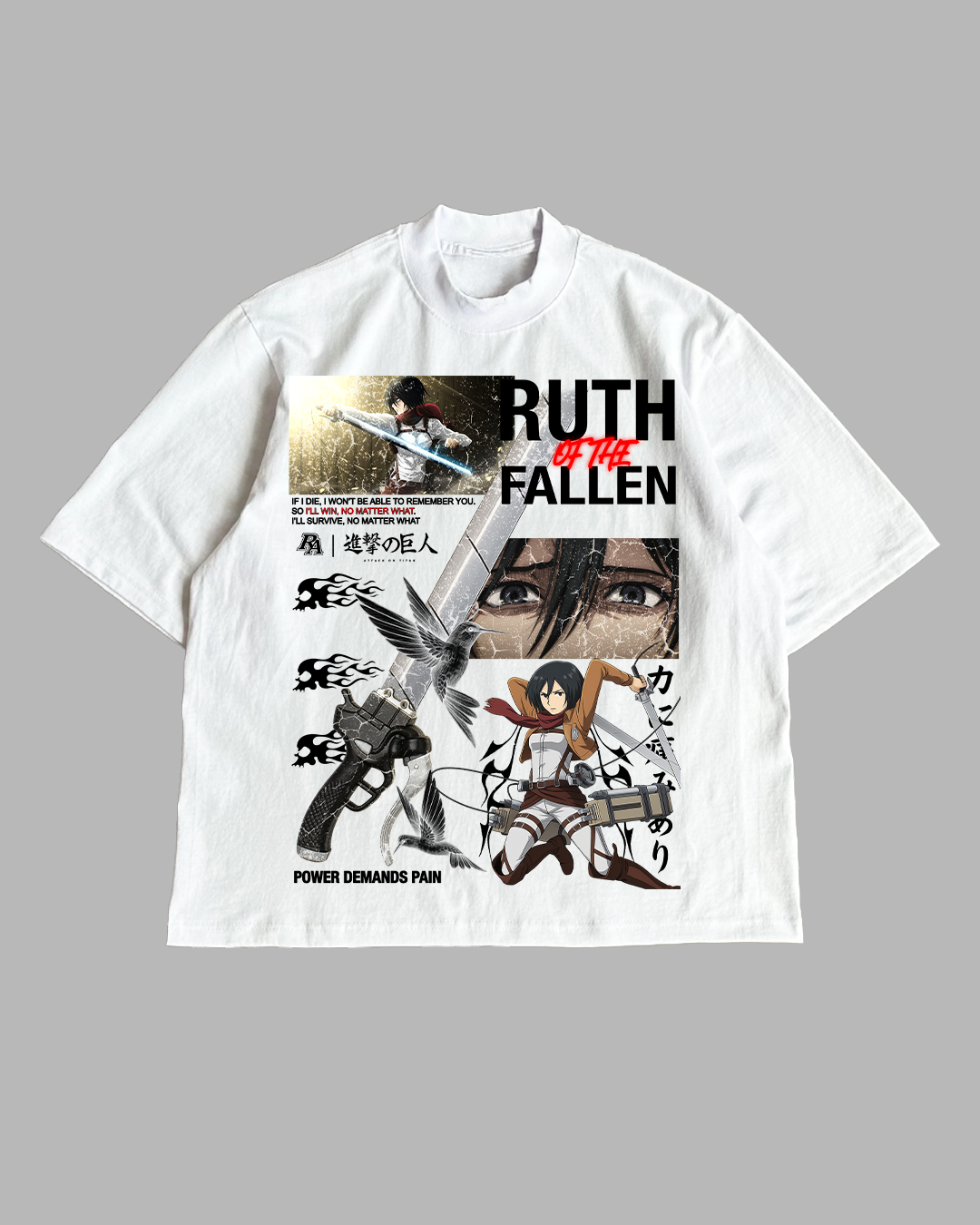 RUTH OF THE FALLEN PREMIUM OVERSIZED TEE