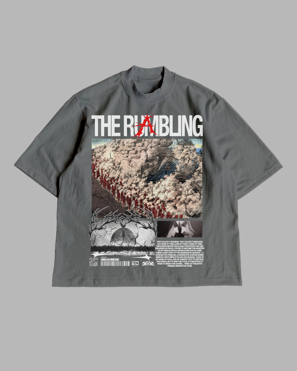 RUMBLING PREMIUM OVERSIZED TEE
