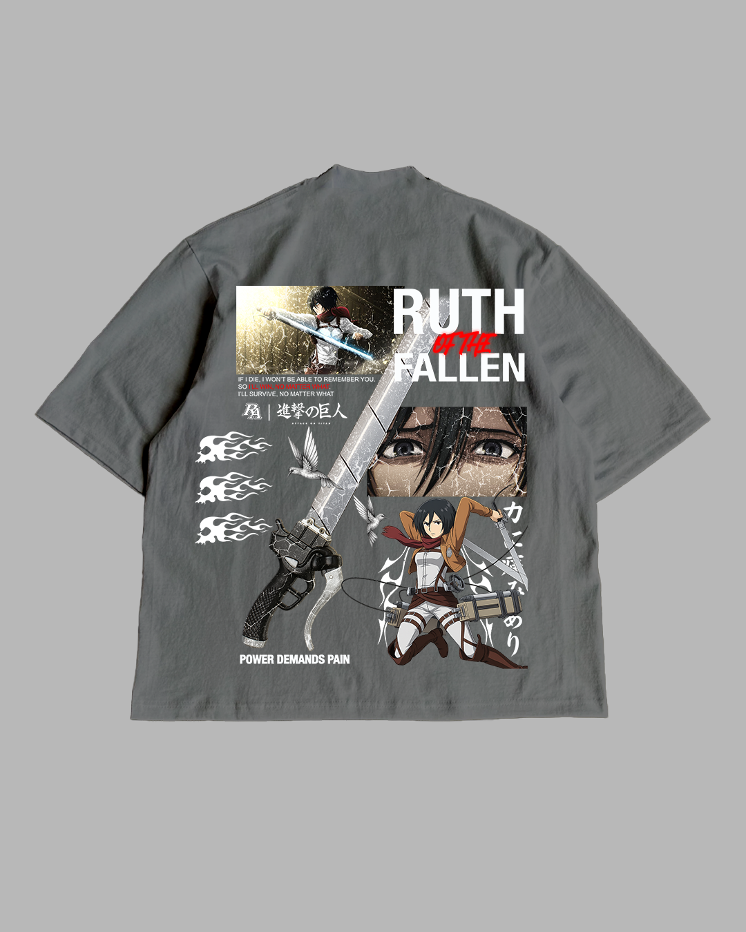 RUTH OF THE FALLEN PREMIUM OVERSIZED TEE