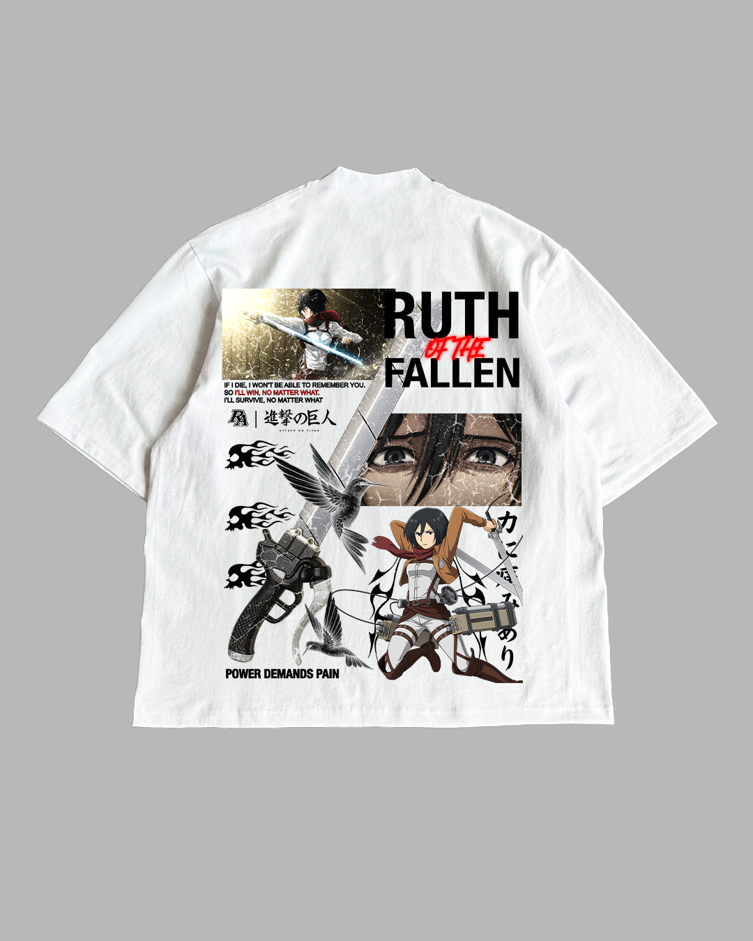 RUTH OF THE FALLEN PREMIUM OVERSIZED TEE
