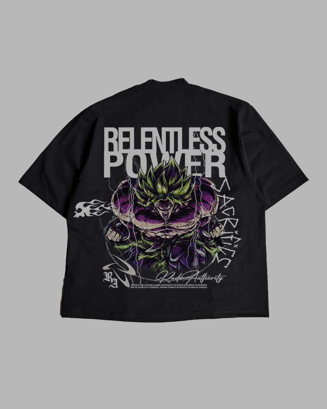 RELENTLESS POWER OVERSIZED TEE