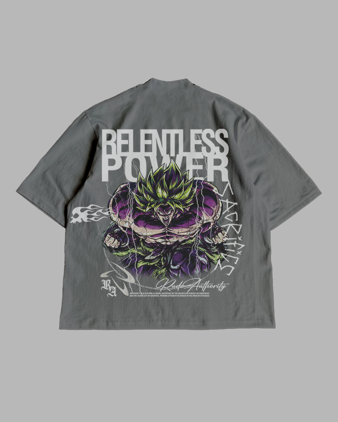 RELENTLESS POWER OVERSIZED TEE