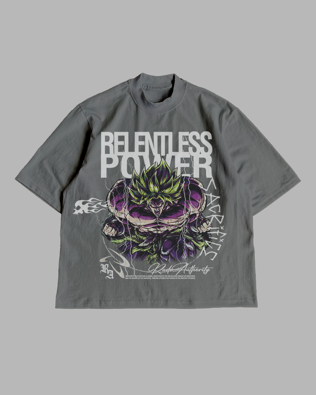 RELENTLESS POWER OVERSIZED TEE