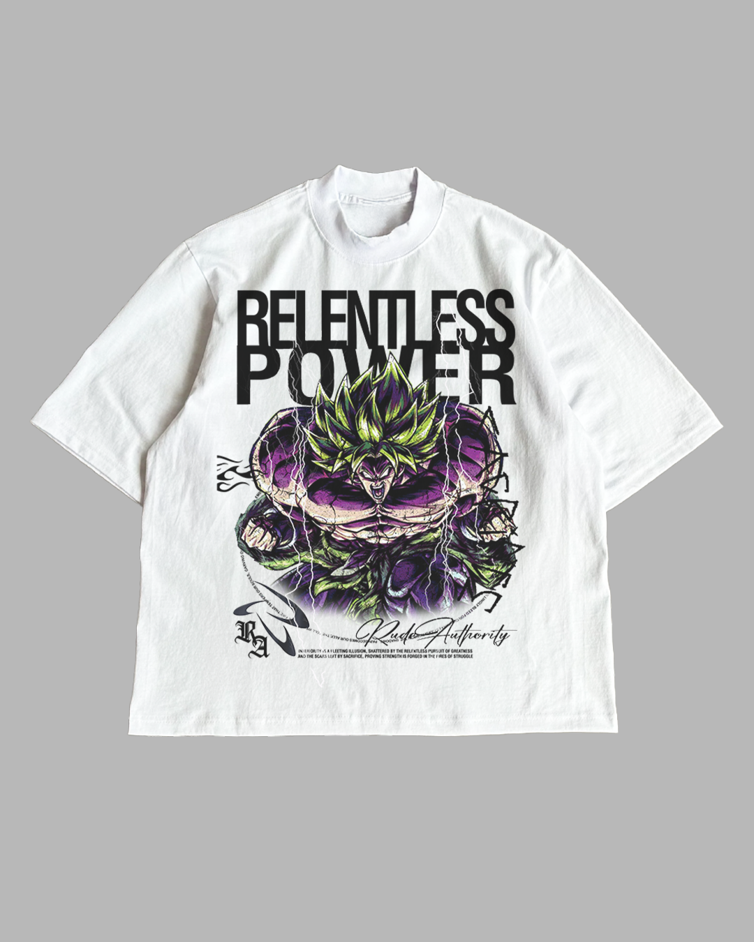 RELENTLESS POWER OVERSIZED TEE
