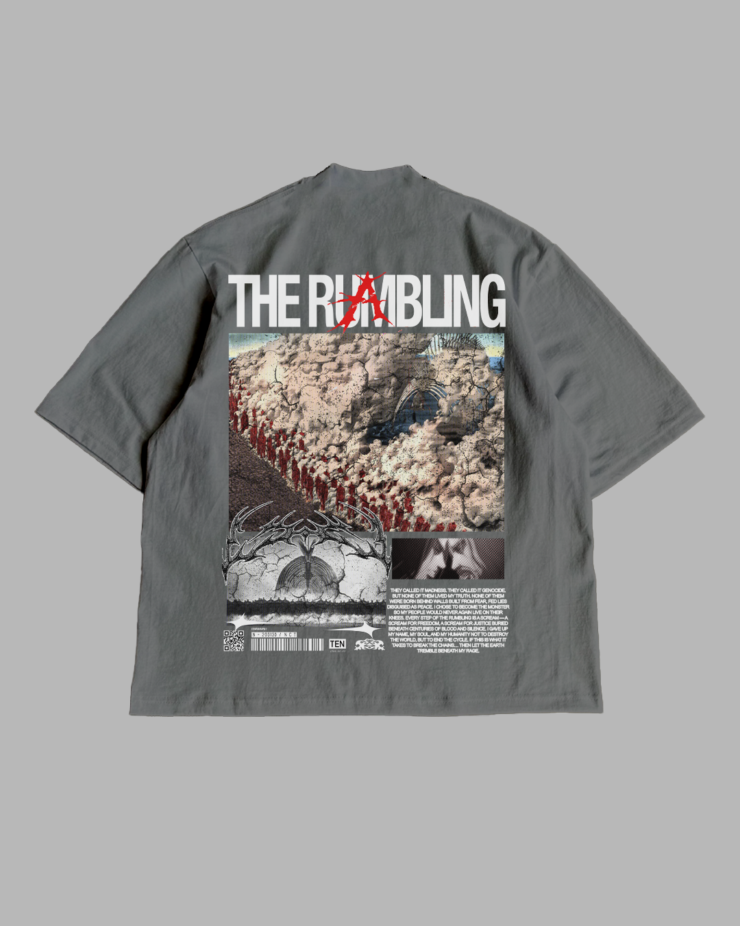 RUMBLING PREMIUM OVERSIZED TEE