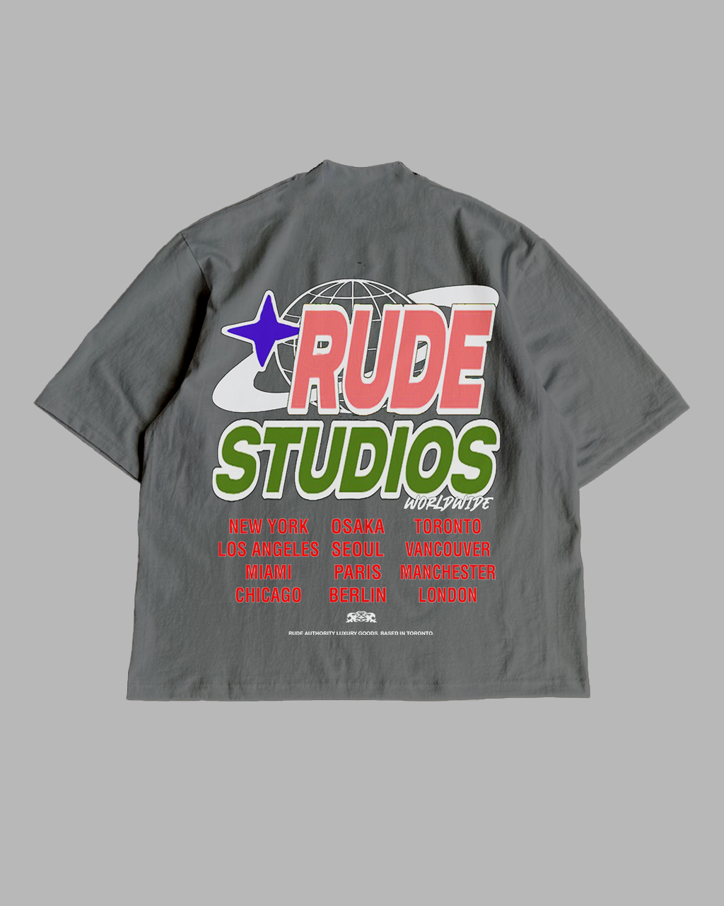 RUDE STUDIOS 'PREMIUM' OVERSIZED BOX TEE