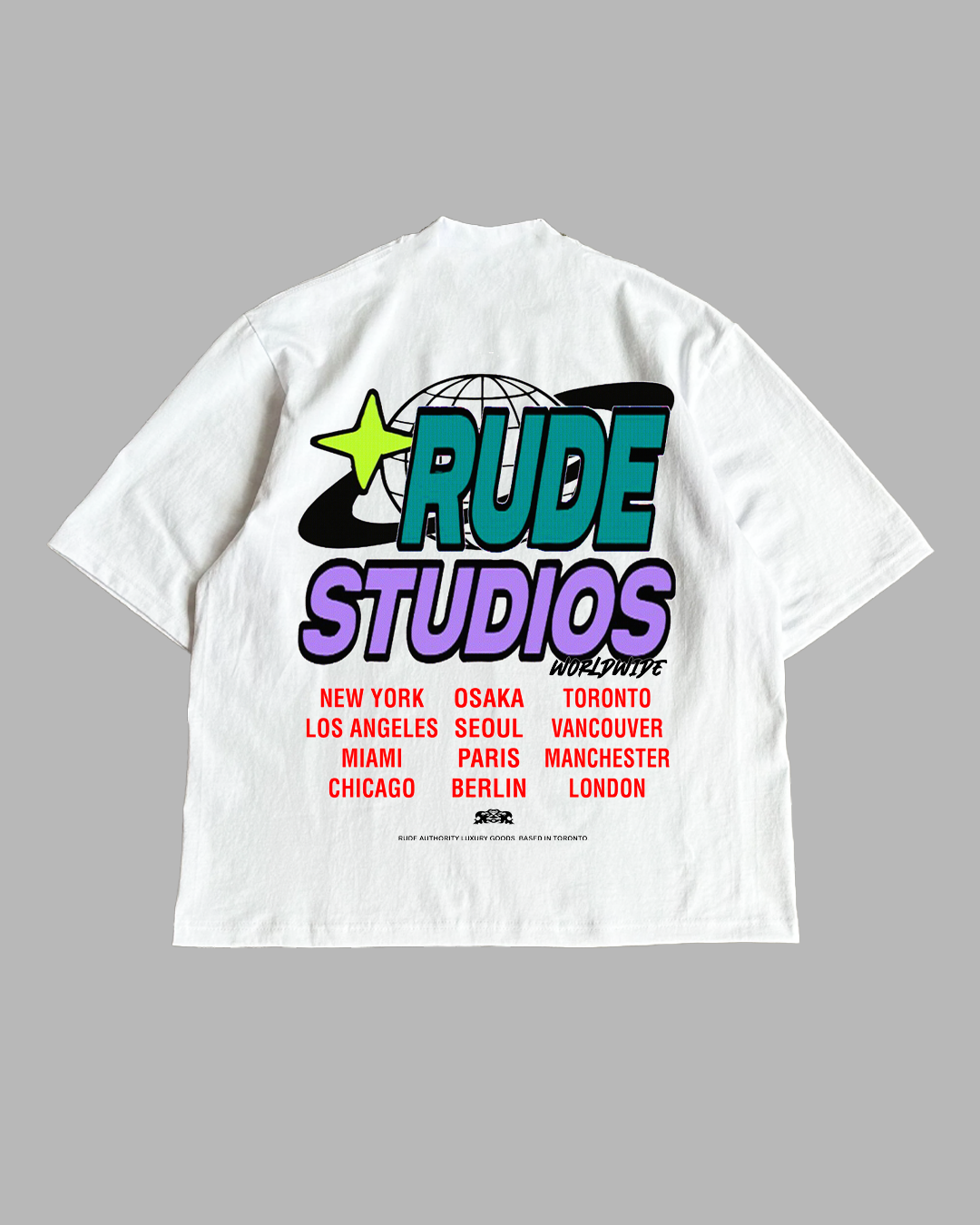 RUDE STUDIOS 'PREMIUM' OVERSIZED BOX TEE