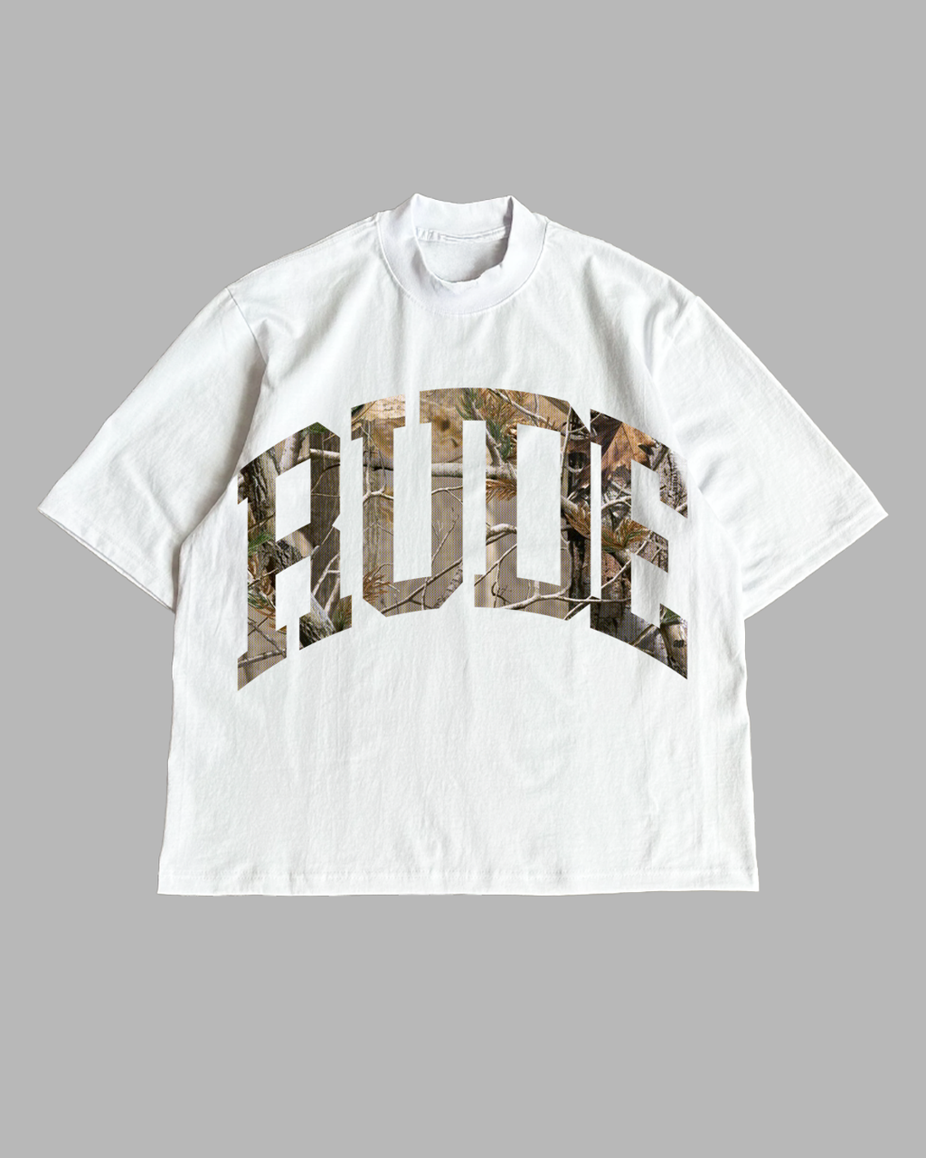 RUDE REAL TREE 'PREMIUM' OVERSIZED BOX TEE