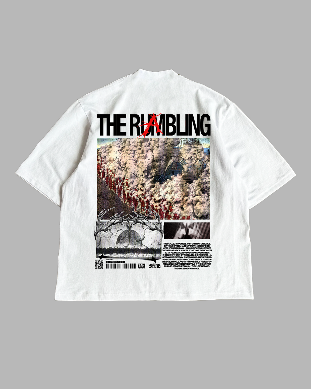 RUMBLING PREMIUM OVERSIZED TEE