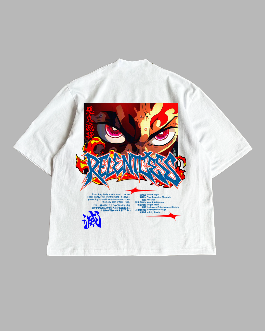 CRIMSON GAZE 'PREMIUM' OVERSIZED TEE