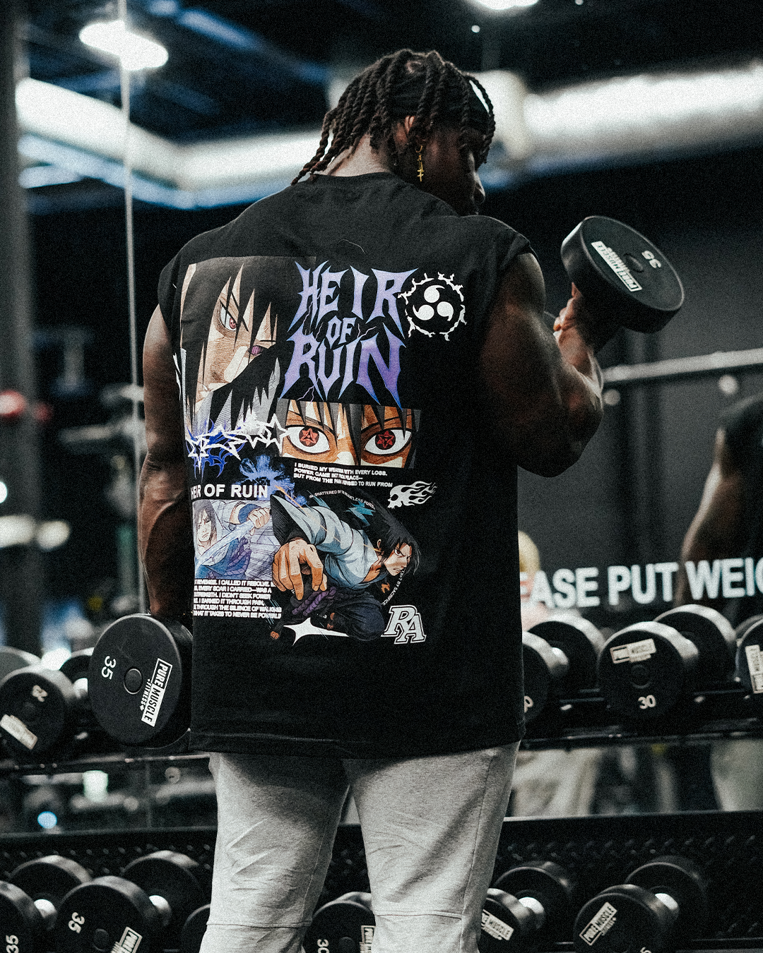 HEIR OF RUIN  PREMIUM OVERSIZED TEE