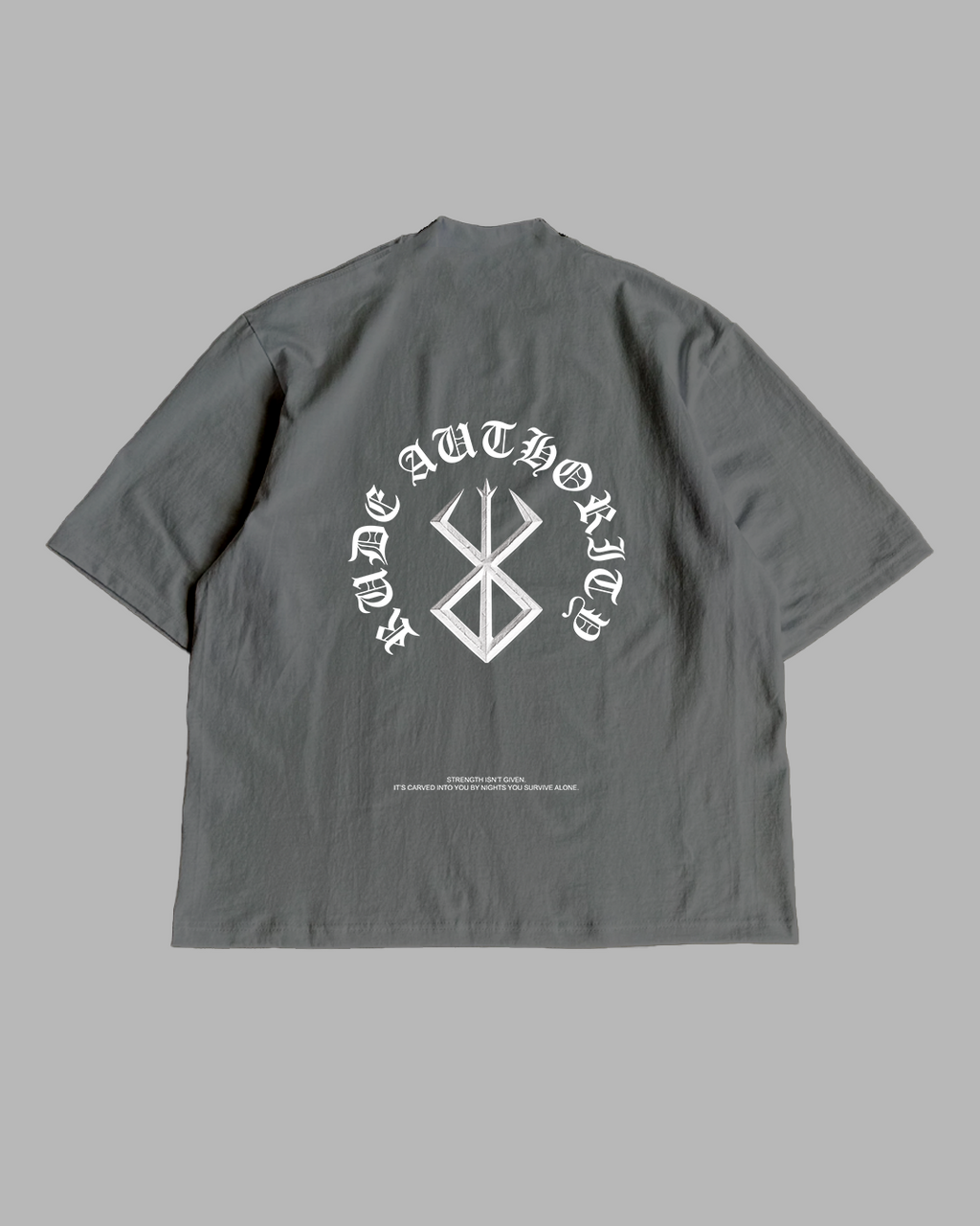 STRENGTH IS CARVED 'PREMIUM' OVERSIZED TEE