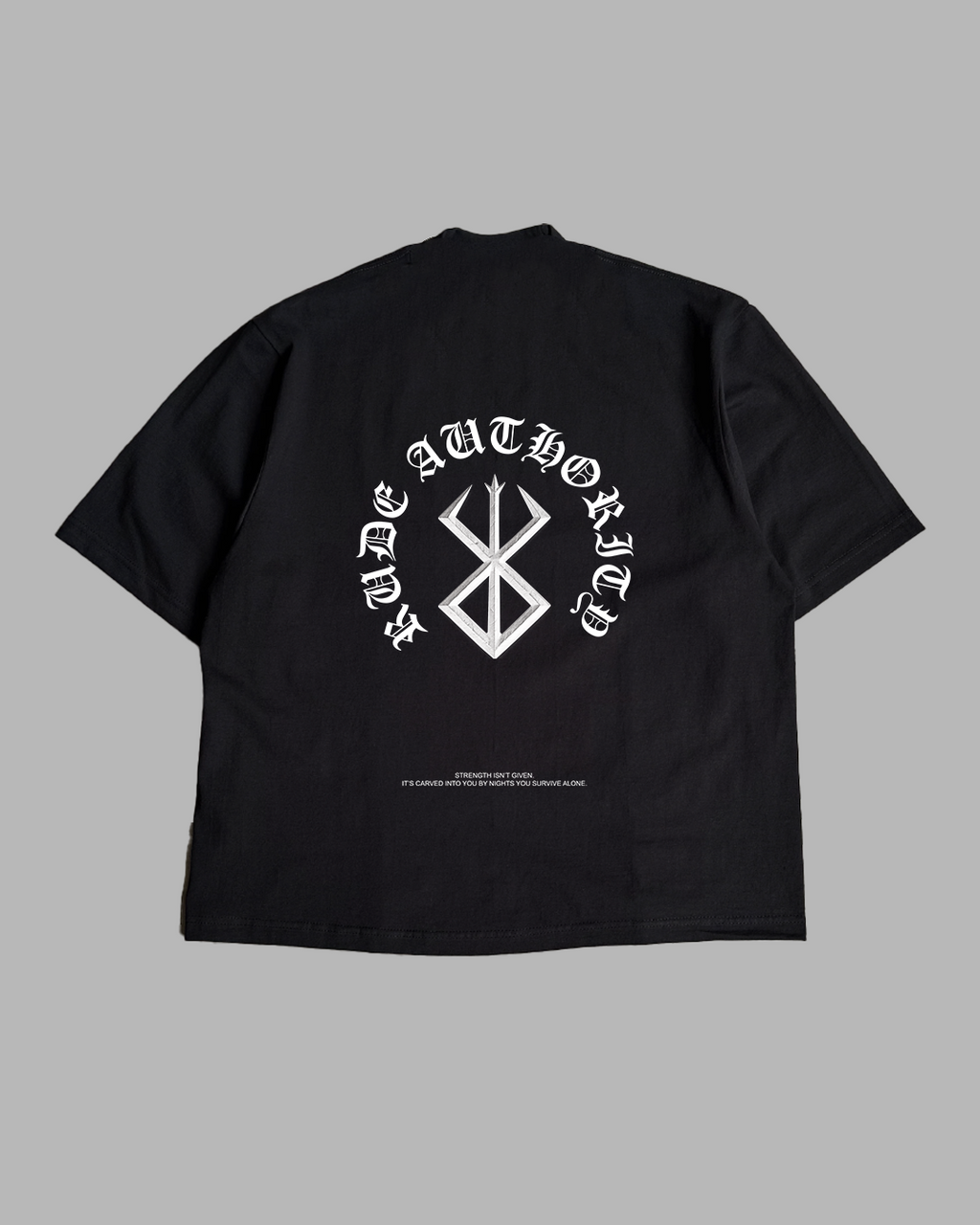 STRENGTH IS CARVED 'PREMIUM' OVERSIZED TEE