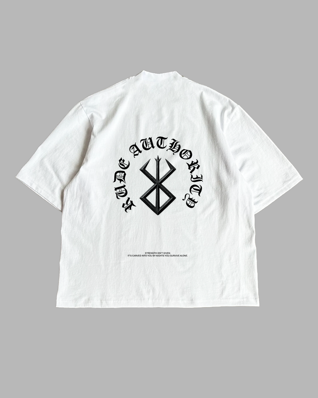STRENGTH IS CARVED 'PREMIUM' OVERSIZED TEE