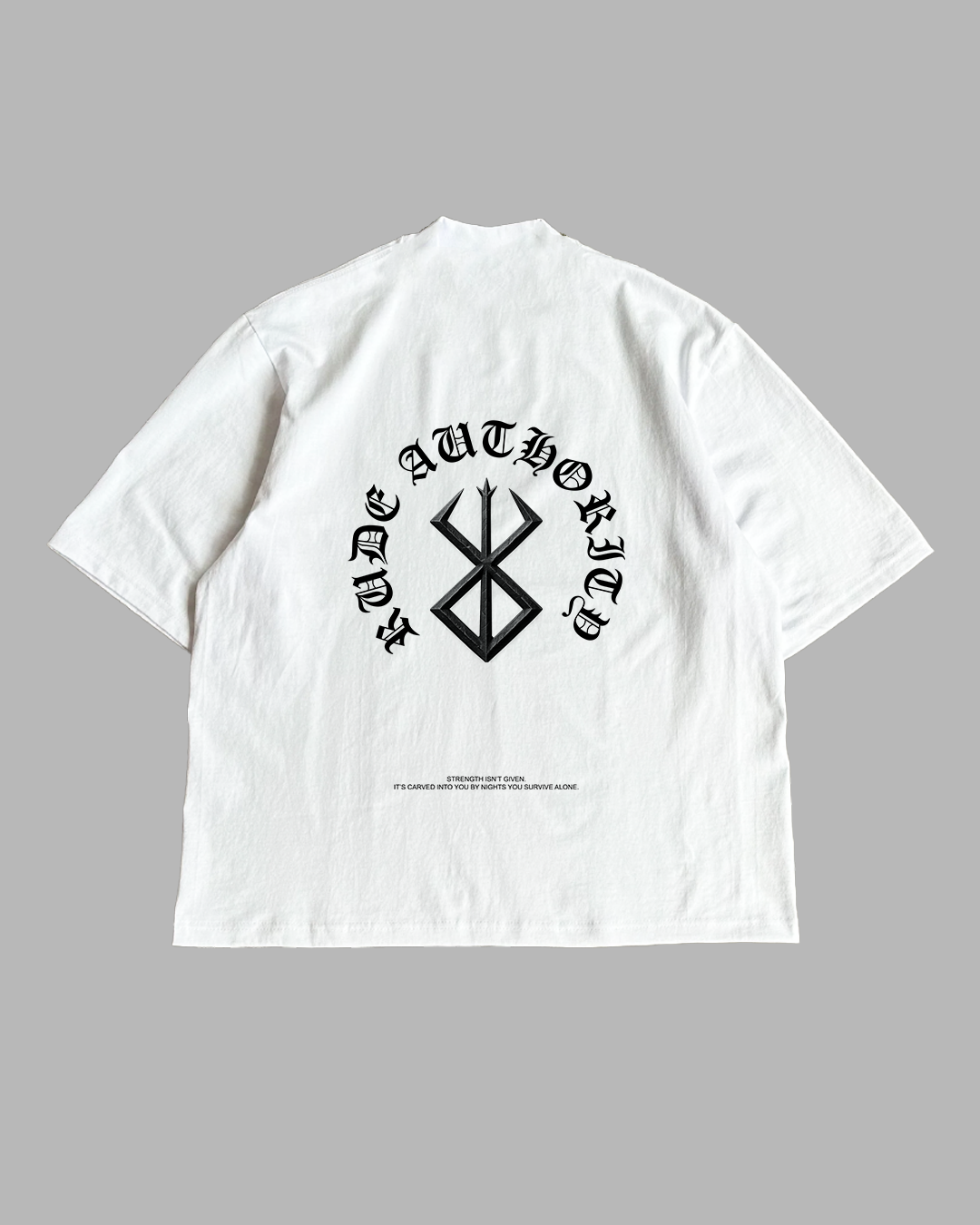 STRENGTH IS CARVED 'PREMIUM' OVERSIZED TEE