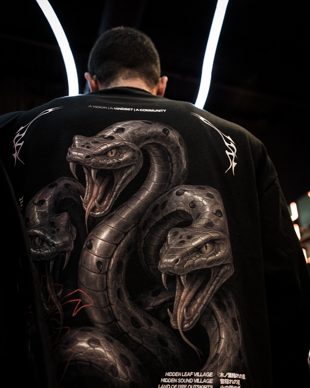 FORSAKEN SERPENT 'PREMIUM' OVERSIZED LONG SLEEVE