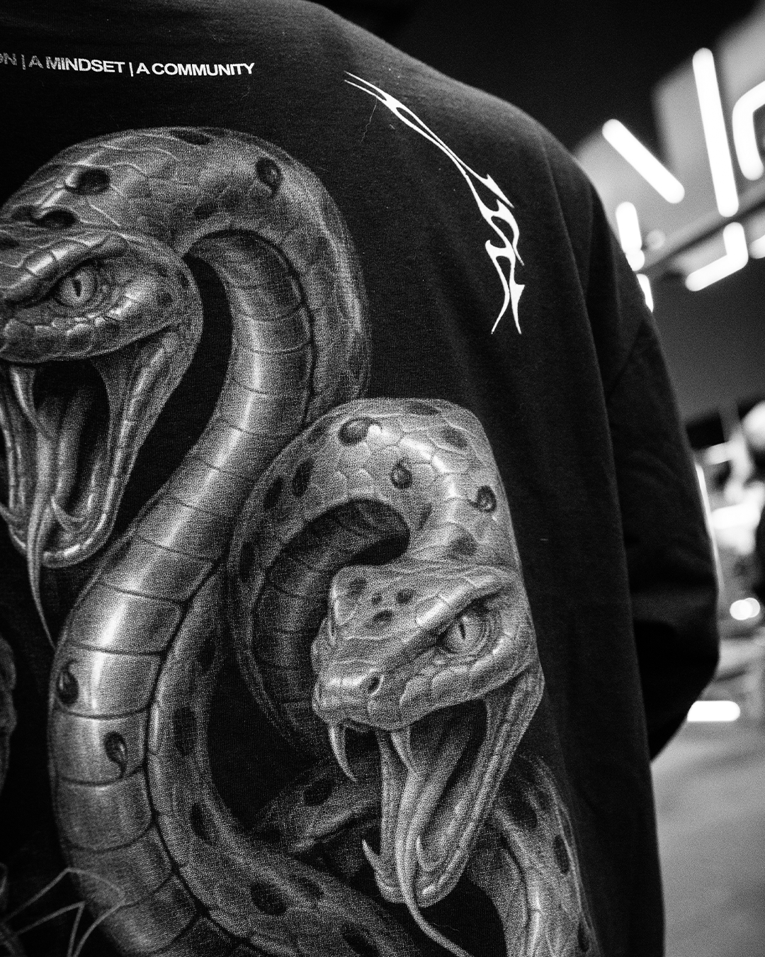 FORSAKEN SERPENT 'PREMIUM' OVERSIZED LONG SLEEVE