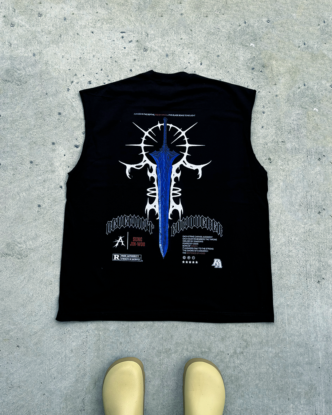 CONQUERERS SWORD PREMIUM OVERSIZED TEE