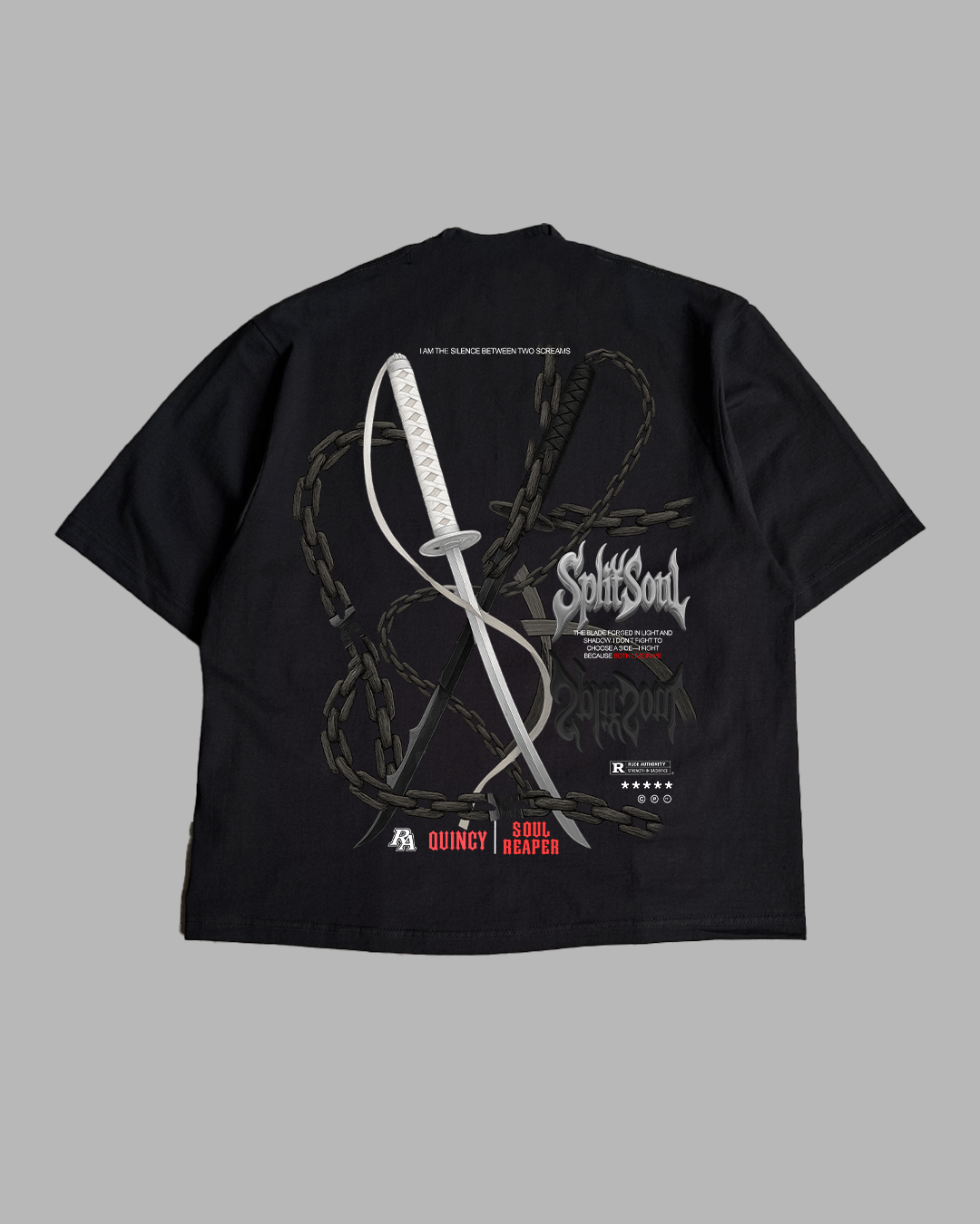 SPLIT SOUL 'PREMIUM' OVERSIZED TEE