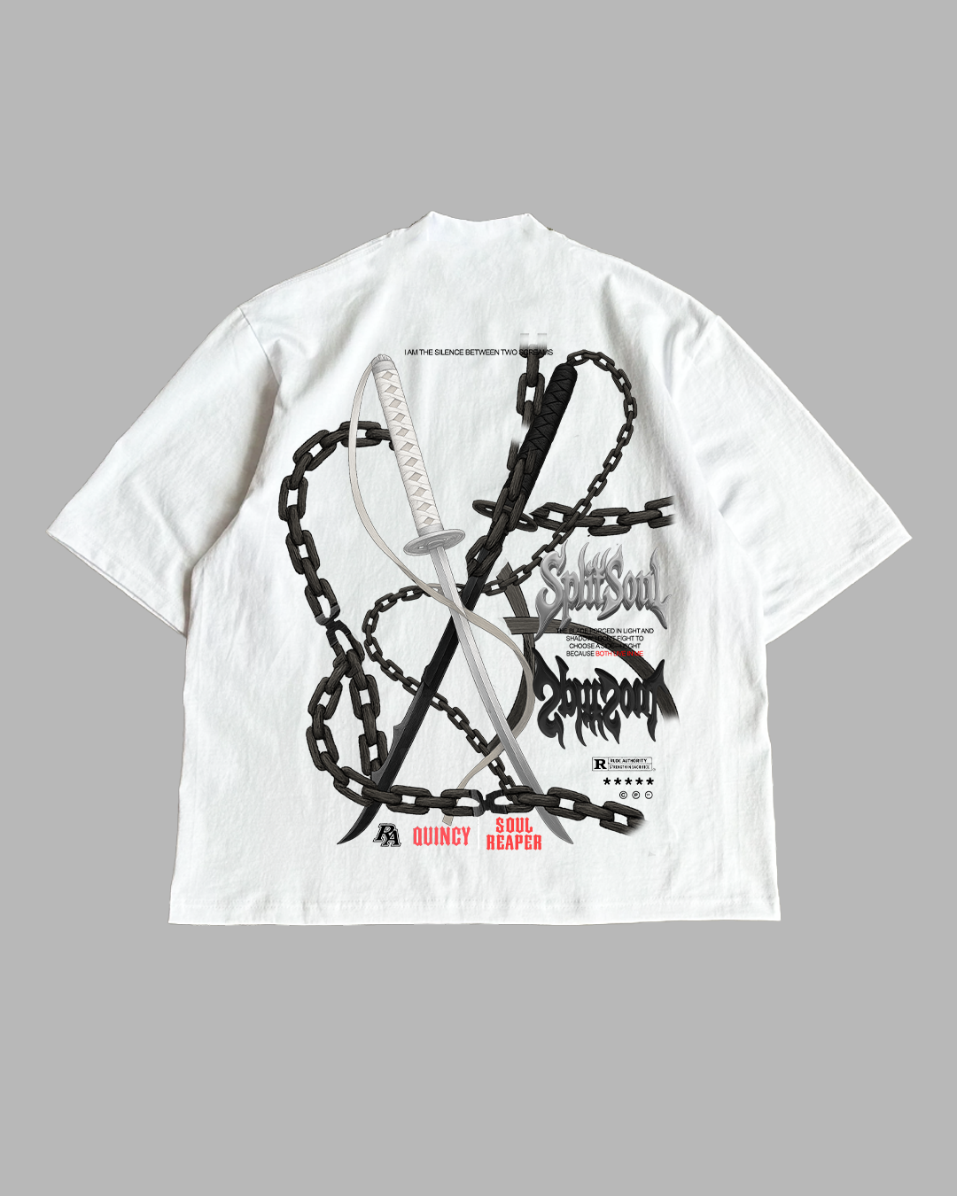 SPLIT SOUL 'PREMIUM' OVERSIZED TEE