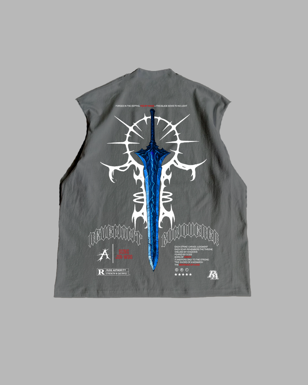 CONQUERERS SWORD PREMIUM OVERSIZED TEE