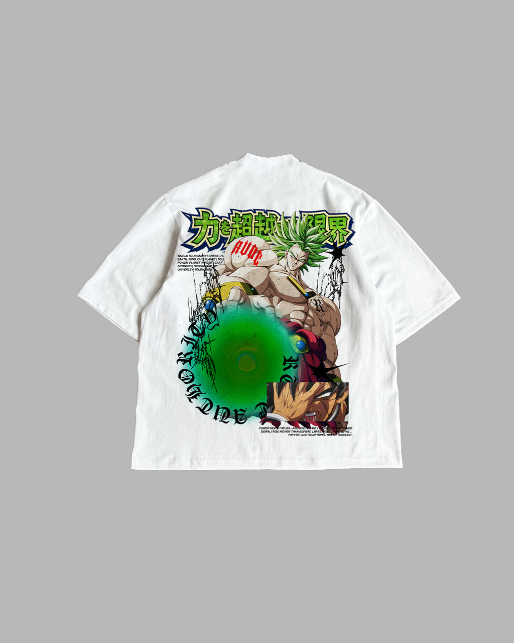 UNCHAINED FURY 'PREMIUM' OVERSIZED TEE