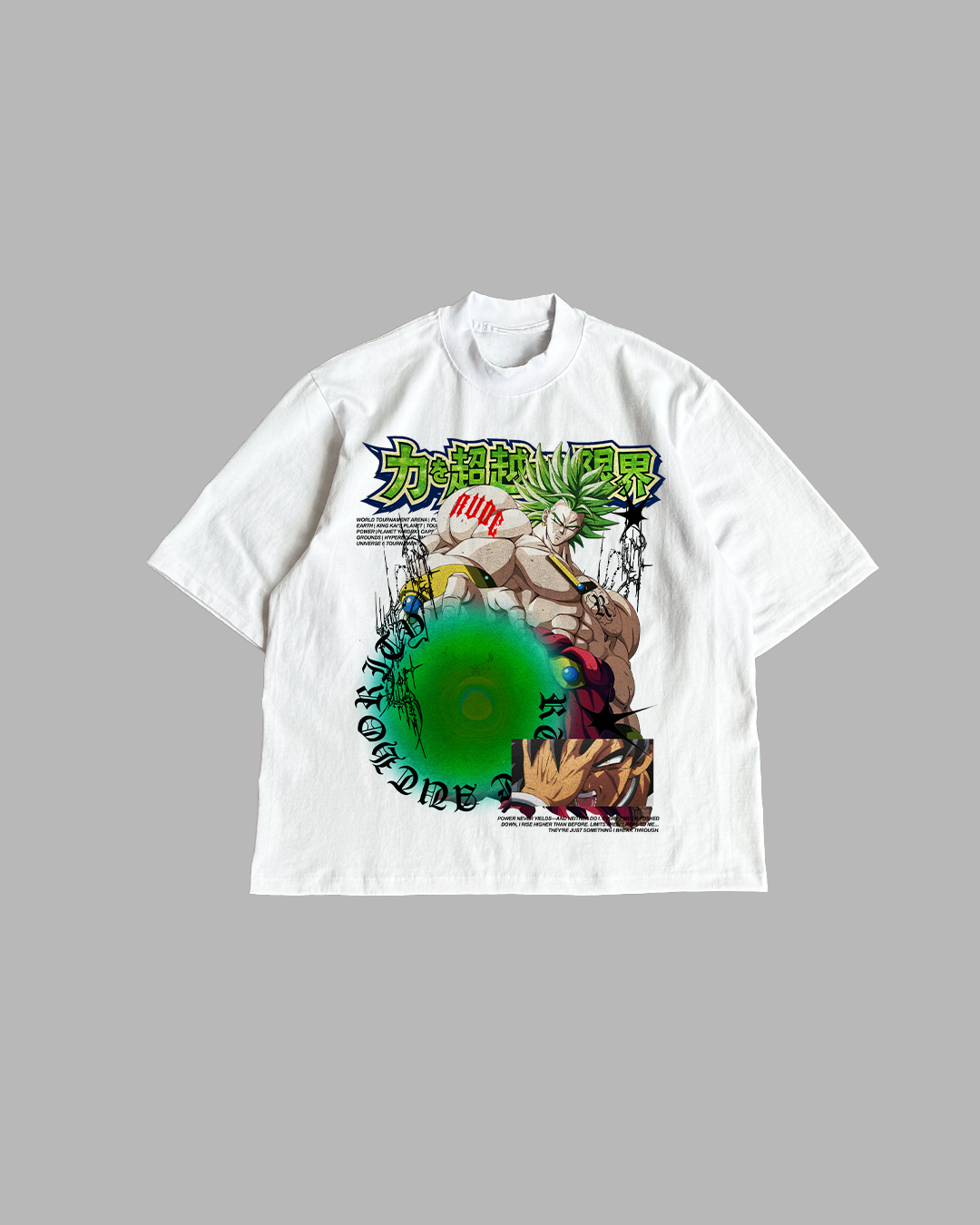 UNCHAINED FURY 'PREMIUM' OVERSIZED TEE
