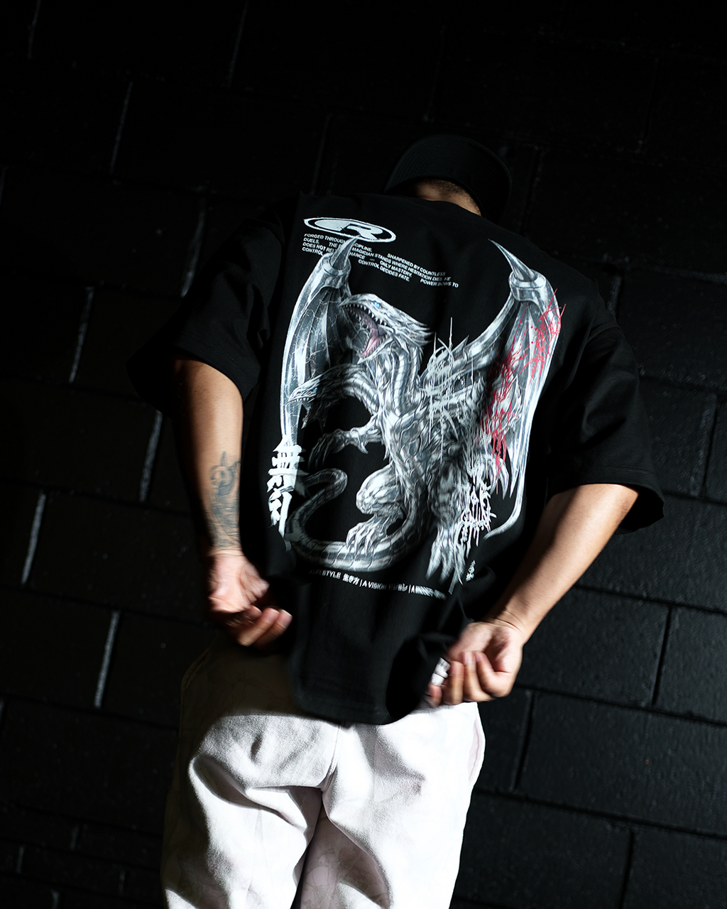 IVORY TYRANT 'PREMIUM' OVERSIZED TEE