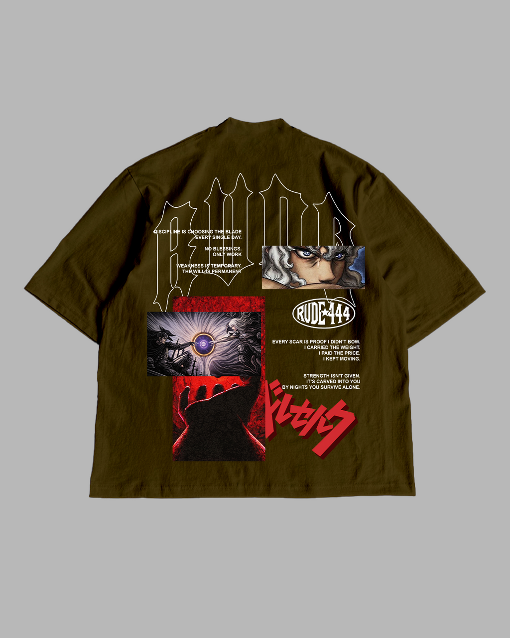 WHITE HAWK 'PREMIUM' OVERSIZED TEE