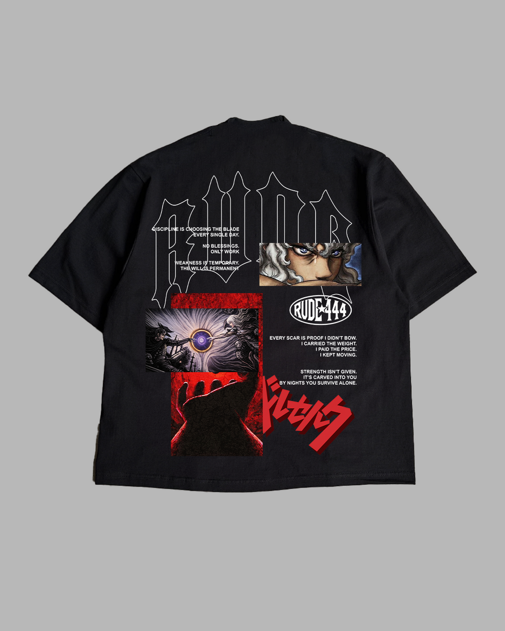 WHITE HAWK 'PREMIUM' OVERSIZED TEE