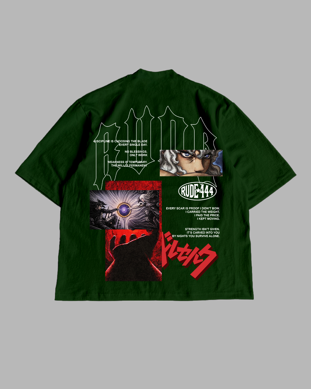 WHITE HAWK 'PREMIUM' OVERSIZED TEE