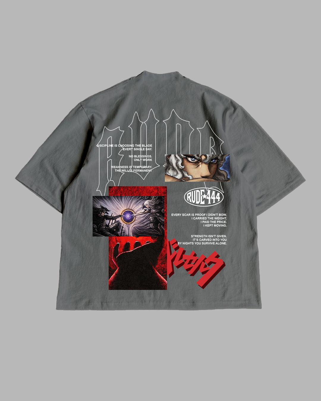 WHITE HAWK 'PREMIUM' OVERSIZED TEE